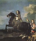 Queen Christina of Sweden on Horseback by Sebastien Bourdon
